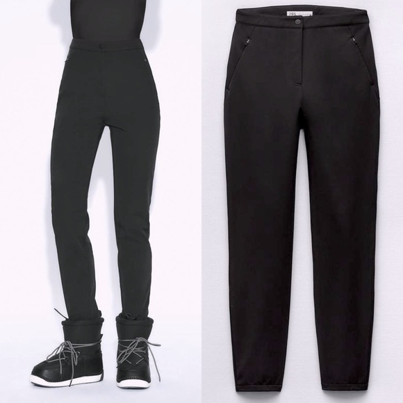 Zara WINDPROOF AND WATERPROOF SLIM PANTS SKI COLLECTION...